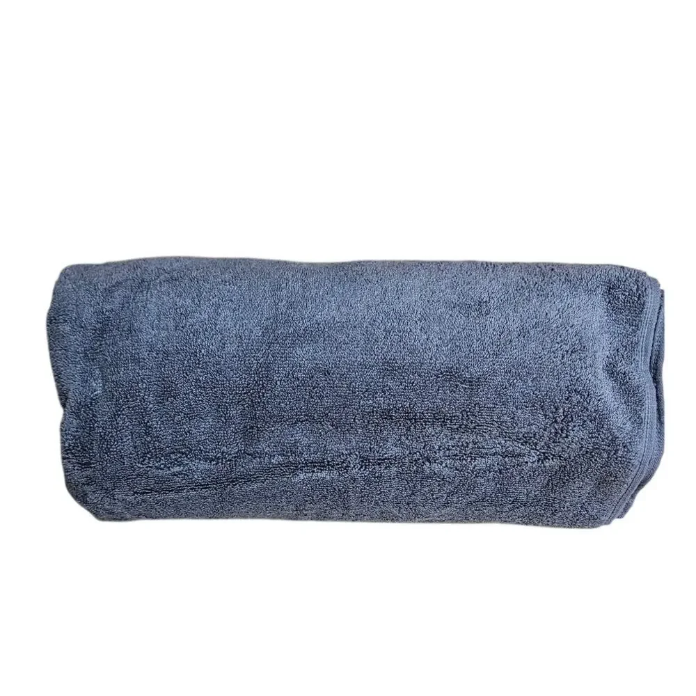 Purely Indulgent 100% Cotton Bath Towel 30x58 Gray Costco Brand OEKO-TEX NWT